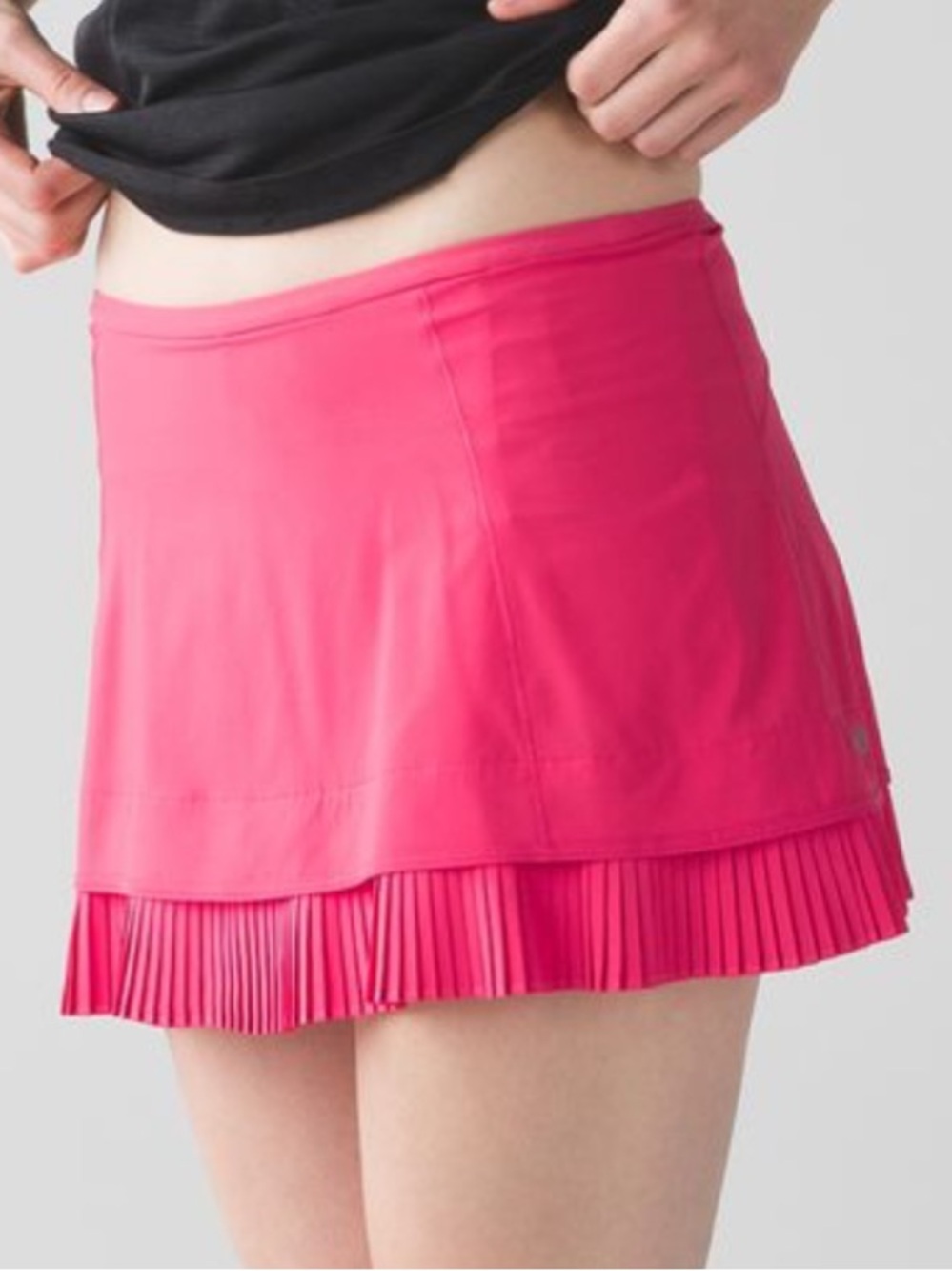 Like New Lululemon Y2K City Sky Run By Hot Pink Low Rise Mini Skort
